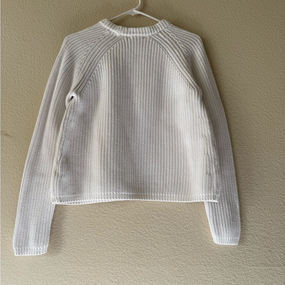 Quince Cream Ribbed Knit Pullover - Picture 8 of 13